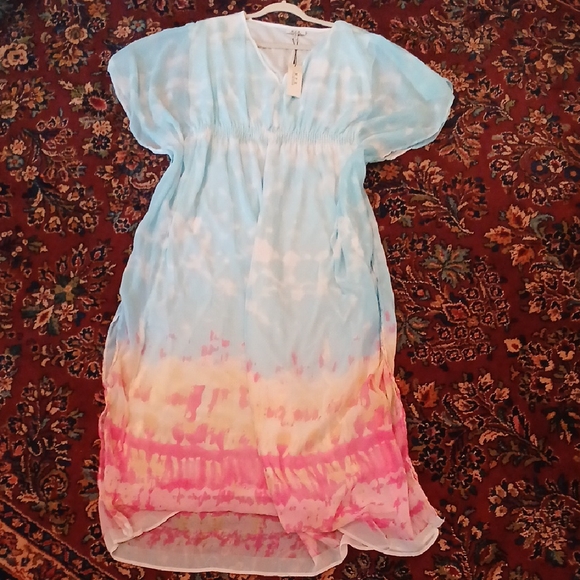 Elegant MPH Size XL Tie-Dye "In The Clouds" Maxi Dress - Picture 2 of 7